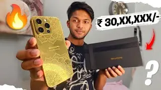 My Most Expensive Gold iPhone 13 Pro Max 🤯 || 30 Lakhs 🤯 Rupees || Giveaway For You