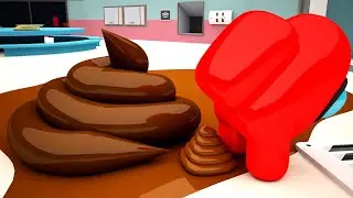 AMONG US POOP! / 016 / IMPOSTOR POOPED EVERYWHERE! / THE FUNNIEST ANIMATIONS! / #game #memes #funny
