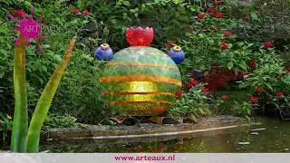 Tuinbeelden - natuursteen, glas, abstract | Garden sculptures - natural stone, glass, abstract