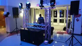 Truss DJ Booth | EAW & DAS Audio with Chauvet Rogue R2X Washes | Lehigh Valley Events & Productions