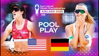 Cannon/Kraft vs. Ittlinger/Gr&uuml;ne - Beach World Championships 2025 | Highlights | Pool Phase
