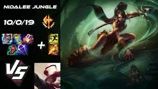 JUNGLE Nidalee vs Lee Sin - EU Challenger Patch 25.S1.5