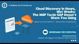 🔍 Cloud Discovery in Hours, Not Weeks: The MSP Tactic SAP Doesn&rsquo;t Want You Using