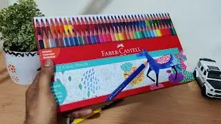 Unboxing Fabercastle 72 Shades Colour Pencil/Review Video