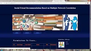 Social Friend Recommendation System using JAVA
