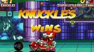 MugenHUNTER Sonic chars hate Stupid Little Drill Tank!