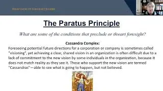 Webinar | Foresight: The Paratus Principle | Pete DeLisle | Certificate in Executive Management