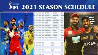 ipl 2021 schedule | ipl 2021 schedule time table | bcci announced ipl 2021 schedule | IPL 2021 UAE