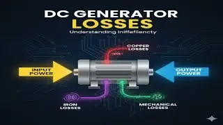 L10 LOSSES IN DC GENERATOR || COPPER LOSS, IRON LOSS, HYSTERESIS LOSS, EDDY CURRENT LOSS, MACHNICAL,