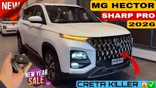 Creta Killer All New MG HECTOR PLUS Sharp pro 2026 New Facelift Price, Mileage & Features Review 🔥