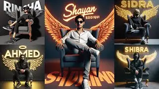 How To Create 3D Ai Wings Name Image | Bing Image Creator Tutorial FREE