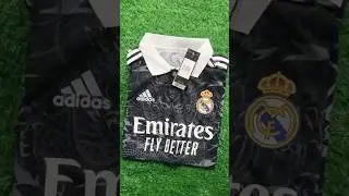Real Madrid 24-25 Dragon Black Special Edition Kit 🔥 New Football Jersey