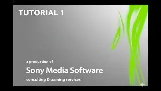 Sony ACID Pro - TUTORIAL 1