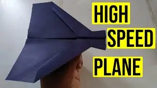 How To Make High Speed Paper Plane | Origami Plane | @5MinuteCraftsYouTube @5MinuteCraftsPLAY