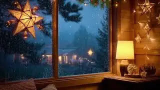 Baguio Christmas Rain Ambience &ndash; Filipino Holiday Rain Sounds, Cozy Window & Pine Breeze 1 Hour