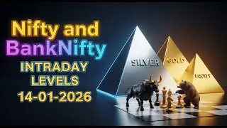 Nifty and Banknifty Intraday Levels 14-01-26 | Tomorrow Trading Plan | 100DEMA SUPPORT #nifty