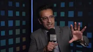 Раджат Ванчу из компании InMobi в студии Stagwell Content Studio на выставке CES 2026.