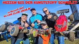 Zu Gast bei RC Car Club Quax. Rennen mit Stoke, Typhon, Rustler, Slash...