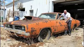 ASMR Car Restoration: Full Rebuild of a 1969 Dodge Charger From Ruined Condition to Fresh OrangeHemi