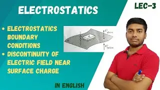 Electrostatics Boundary Condition|Electric Field Discontinuity Near Charged Surface| #truthofphysics