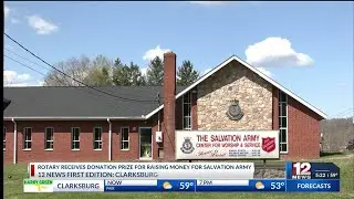 Clarksburg Rotary Club receives $1,000 donation after raising money for Salvation Army