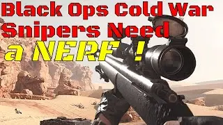 Snipers In Black Ops Cold War Need a Nerf