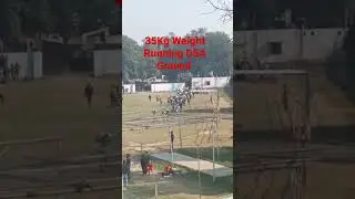 DSA Graund Prayagraj 35Kg Weight Running | Railway Group D 35Kg Weight Running #groupdrunning