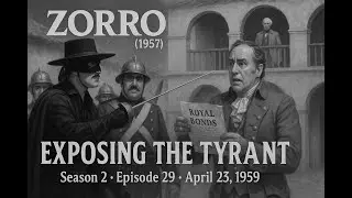 Zorro (1957)[4K]&ndash;S02E29: &ldquo;Exposing the Tyrant&rdquo; #GuyWilliams #DisneyZorro #ClassicTV