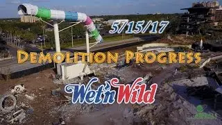 Wet ‘n Wild Orlando – 5/15/17 Demolition Progress w/ DJI Mavic [4k]