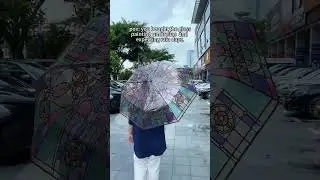 Must-have waterproof umbrella for rainy days! #fok #umbrella #colorful