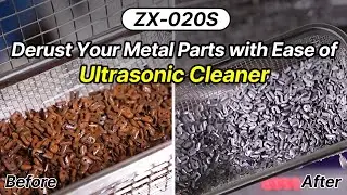 Derust Your Metal Parts with Ease of Skymen ZX-020S Digital Ultrasonic Cleaner