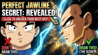 Jawline Drawing Secret! | Anime Characters