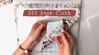 How to Make Book Cloth with Fusible Webbing | Handmade Book Tutorial