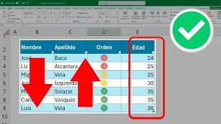 Ordenar datos AUTOMÁTICAMENTE mientras escribes en Excel