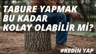 Tabure Yapmak Bu Kadar Kolay Olabilir Mi? #kendinyap