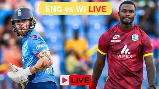 🔴Wi vs Eng Live - 3rd ODI | West Indies vs England Live Cricket Match Today Score & Commentary