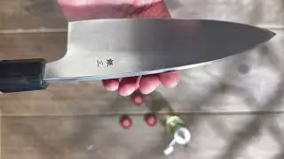 Hatsukokoro Shirasagi Ginsan Single Bevel Deba 18 cm