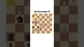 Epic Chess Endgame 48 #chess #checkmate #blunder
