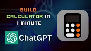 Build a Calculator App in Less Than 1 Minute using ChatGPT #chatgpt #openai
