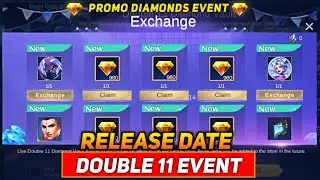 DOUBLE 11 CARNIVAL EVENT IS BACK | GET YOUR FAVOURITE SKIN BY USING PROMO DIAMONDS | MLBB