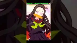 Zenitsu Saw Academy Nezuko 😂😱- Demon Slayer#shorts #anime #demonslayer #trend #nezuko #shortsfeed