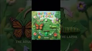 Butterfly Life Cycle 🦋 | Fun Learning for Kids 🌱 | Butterfly Cartoon #cartoon #learning #butterfly
