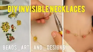 Invisible Necklace Tutorial for Beginners | Elegant & Easy Design|beads_art_designs