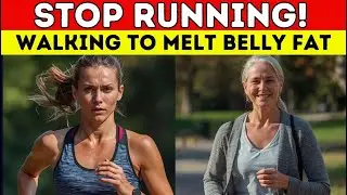 Why Walking Is Better Than Running for Fat Loss (The Cortisol Trap)🚶&zwj;♀️| Truth About Stress Belly