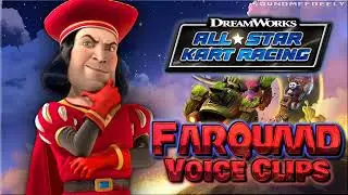 All Lord Farquaad Voice Clips &bull; DreamWorks All-Star Kart Racing &bull; Voice Lines 2023 (Piotr Michael)