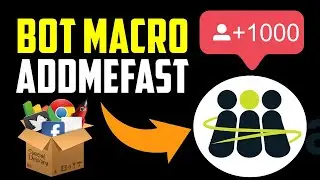 BOT AddMeFast para Ganhar seguidores no Instagram - Tutorial do Macro