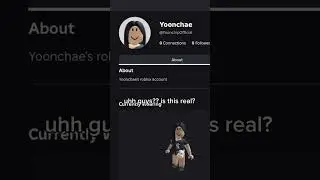 is it real??😭😭 #roblox #katseye #yoonchae #account