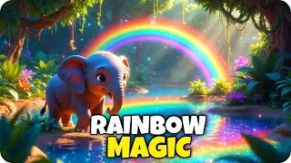 Chotu Elephant and the Rainbow Lake 🌈 | Magical Jungle Story for Kids