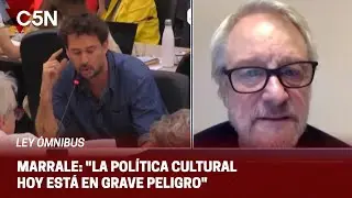 LEY ÓMNIBUS: el actor JORGE MARRALE defendió a la INDUSTRIA del CINE