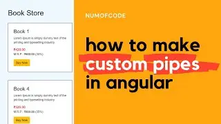 How to create custom pipes in angular 12 | discount pipes | Angular Tutorial